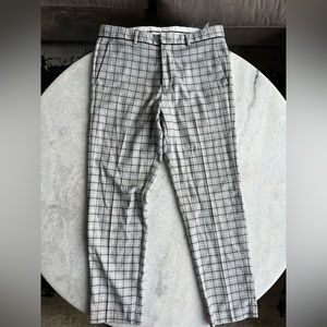 Toman Mens Checkered Pants Size 30S